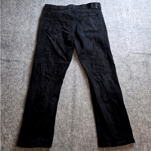 Chaps Men's 34x30 Slim Straight Black Denim Jeans Stretch Casual Pants - Picture 1 of 12